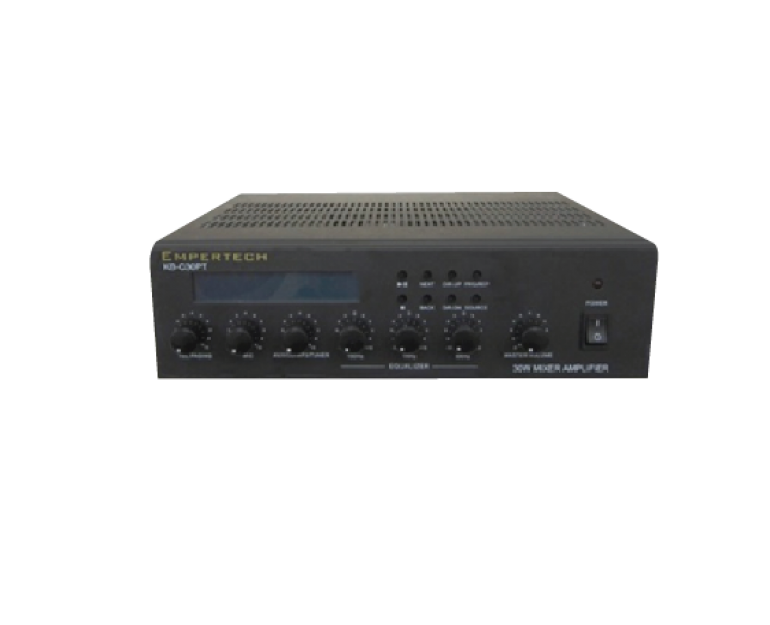 30W/60W   Desktop Mixer Amplifier with Tuner, MP3, and USB